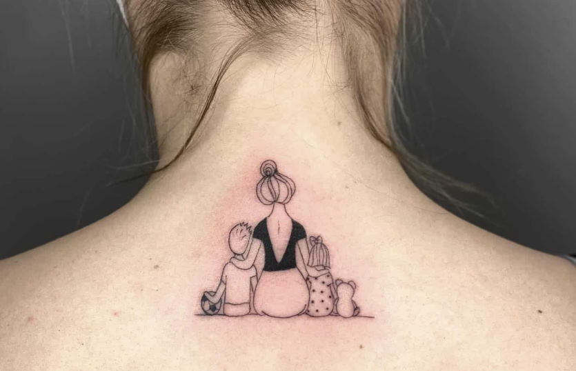 mother of two tattoo